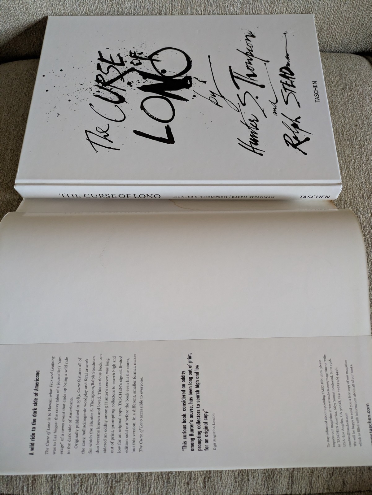 The Curse of Lono | Hunter S. Thompson & Ralph Steadman | 2005 HC | TASCHEN!