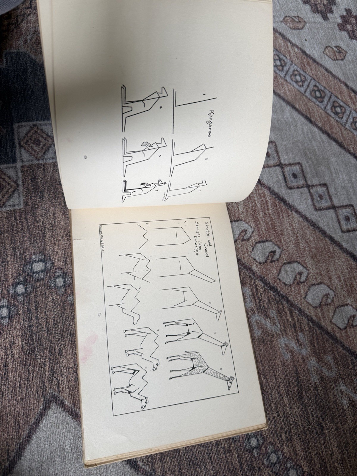 Rare Antique Book What to Draw and How to Draw It E.G. Lutz 1919 Hardcover