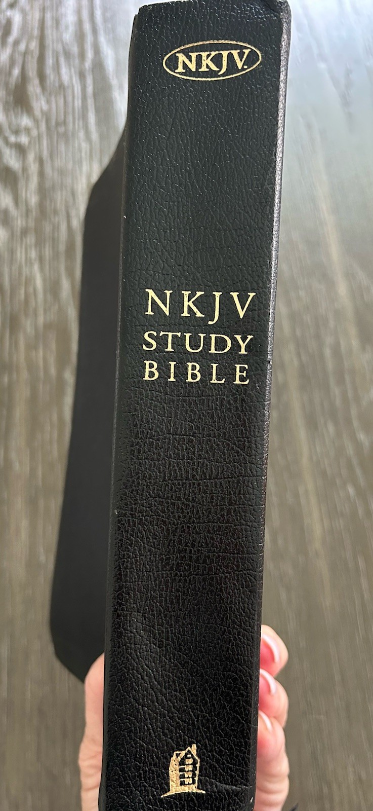 NKJV Bible Black Leather