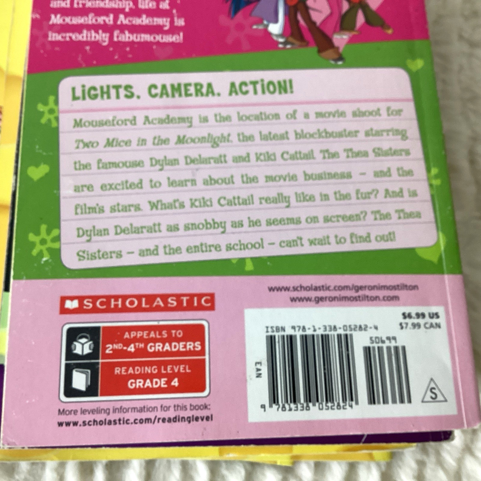 Geronimo Thea Stilton Books Lot of 11 Ages 7-12 Illustrated Adventure + 2 Audio