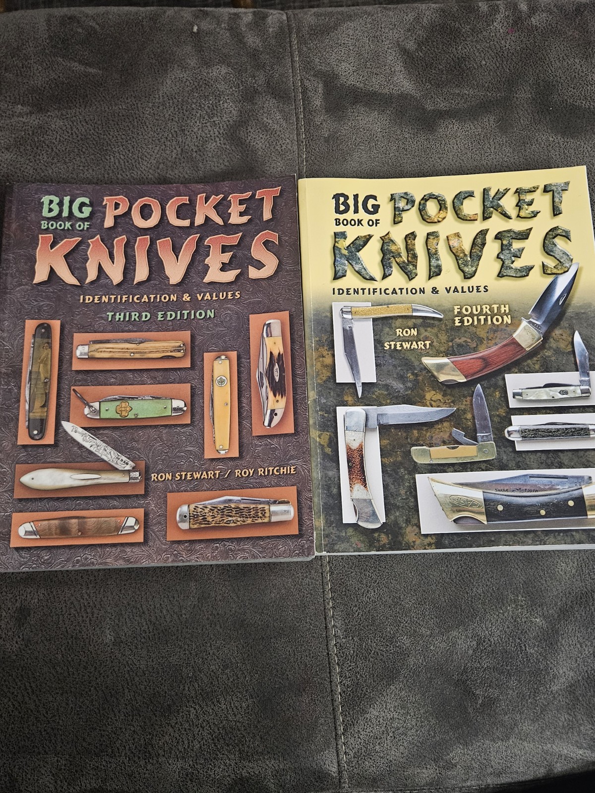 Big Book of Pocket Knives : Identification & Values – pbk Ron Stewart 3rd & 4th