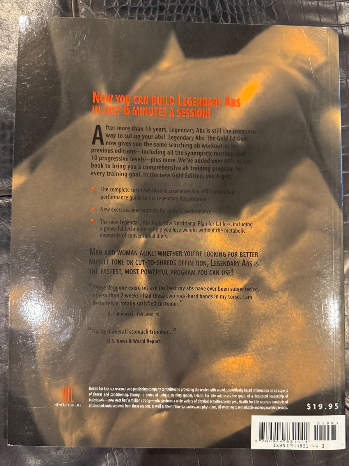 Legendary Abs Revised Gold Edition Jerry Robinson Health For Life