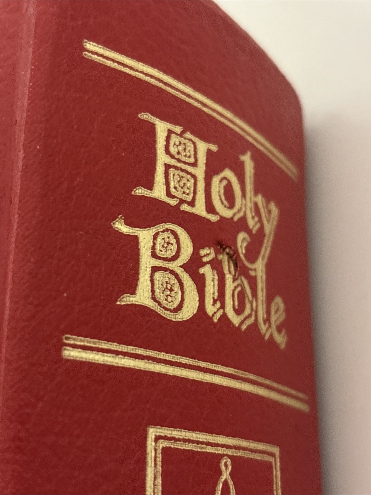 Holy Bible NAB Red. The New American Bible. Catholic Press World
