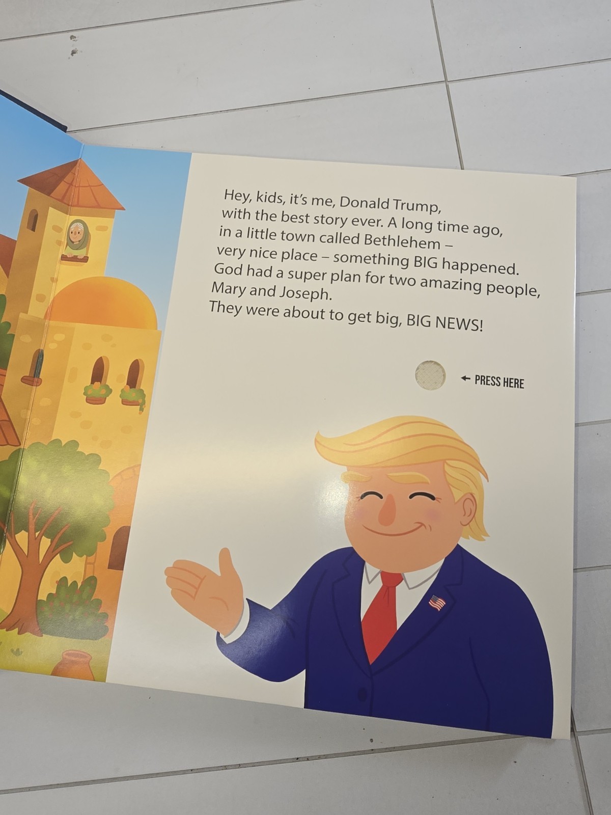 President’S Bible: Hear Trump’S Voice Tell the Birth of Jesus – Kids Bible Easy