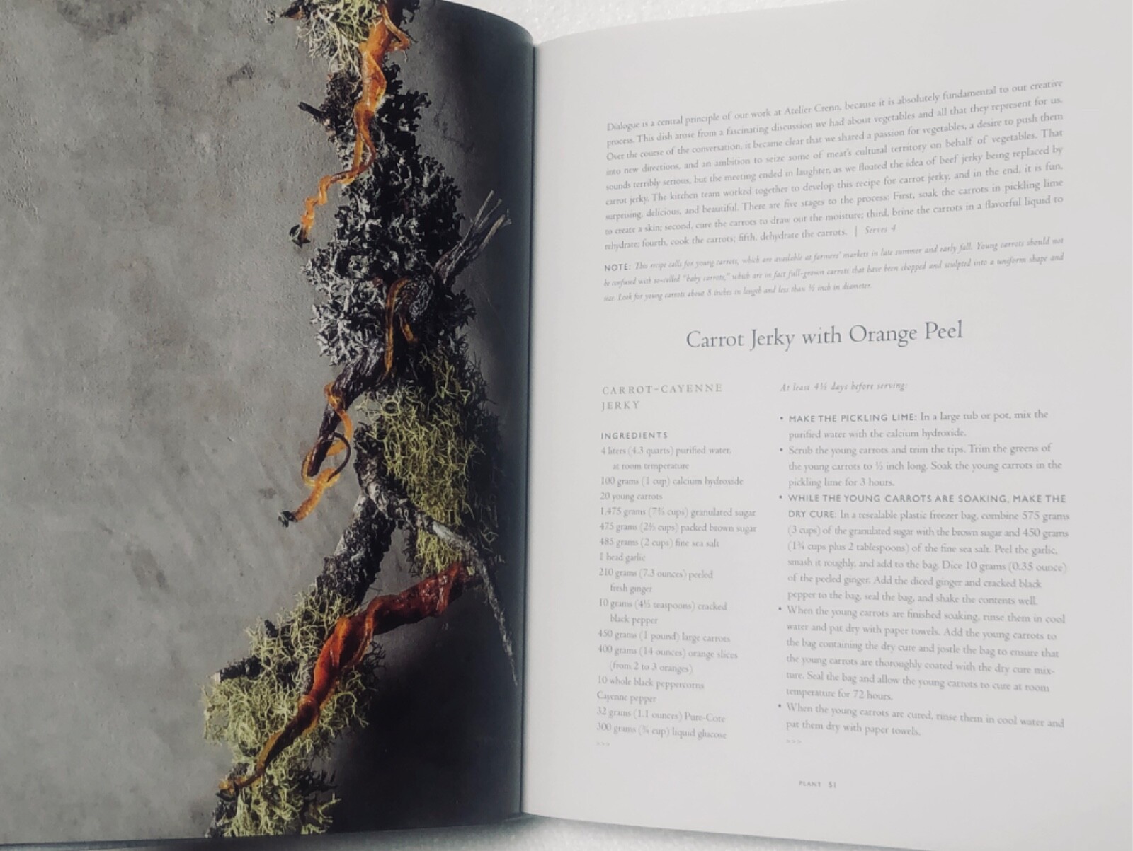 San Francisco Restaurant ATELIER Dominique CRENN Cookbook Three-Star Michelin