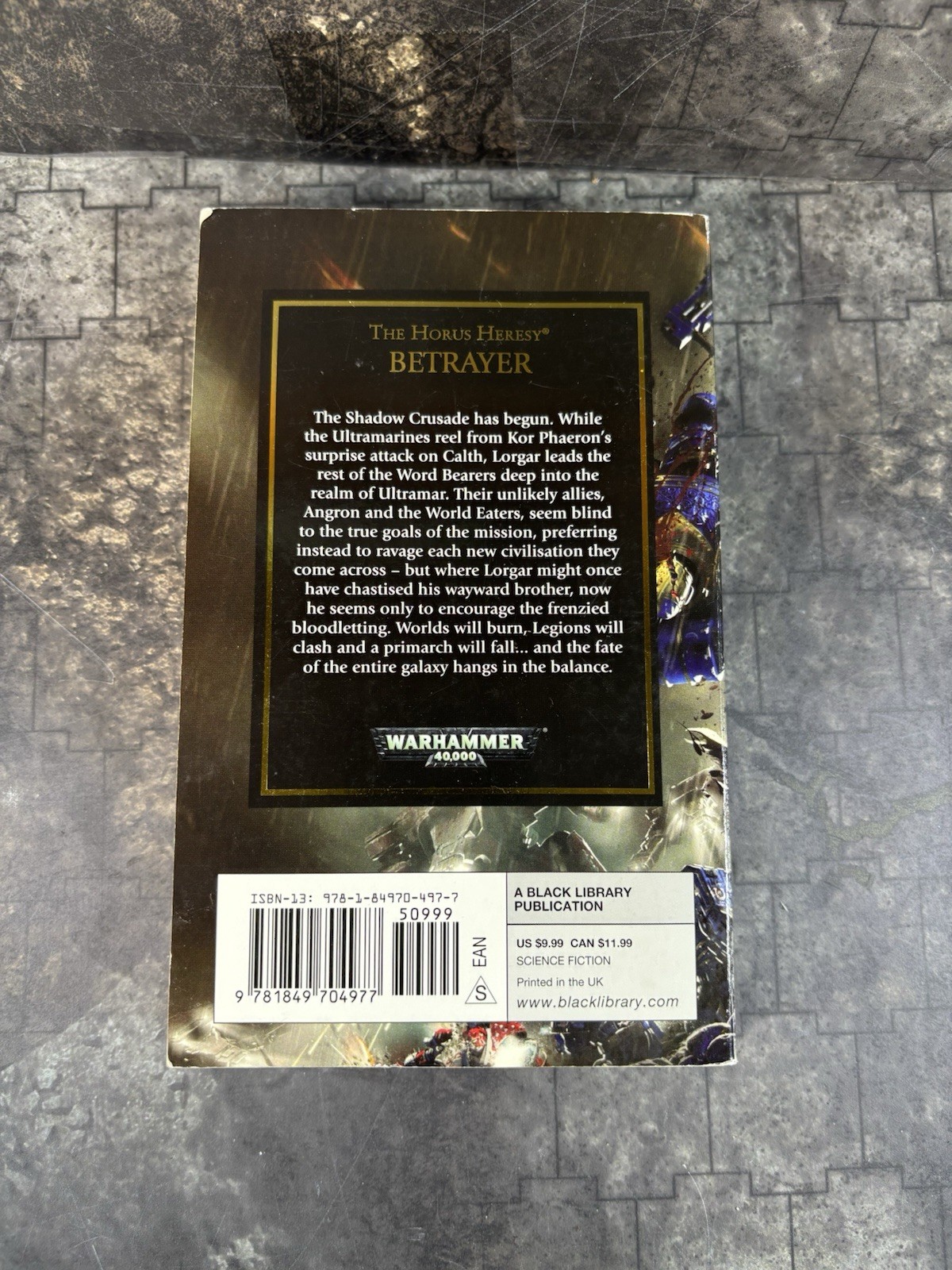 Betrayer Horus Heresy Mass Market Paperback 1st Print (#3780)