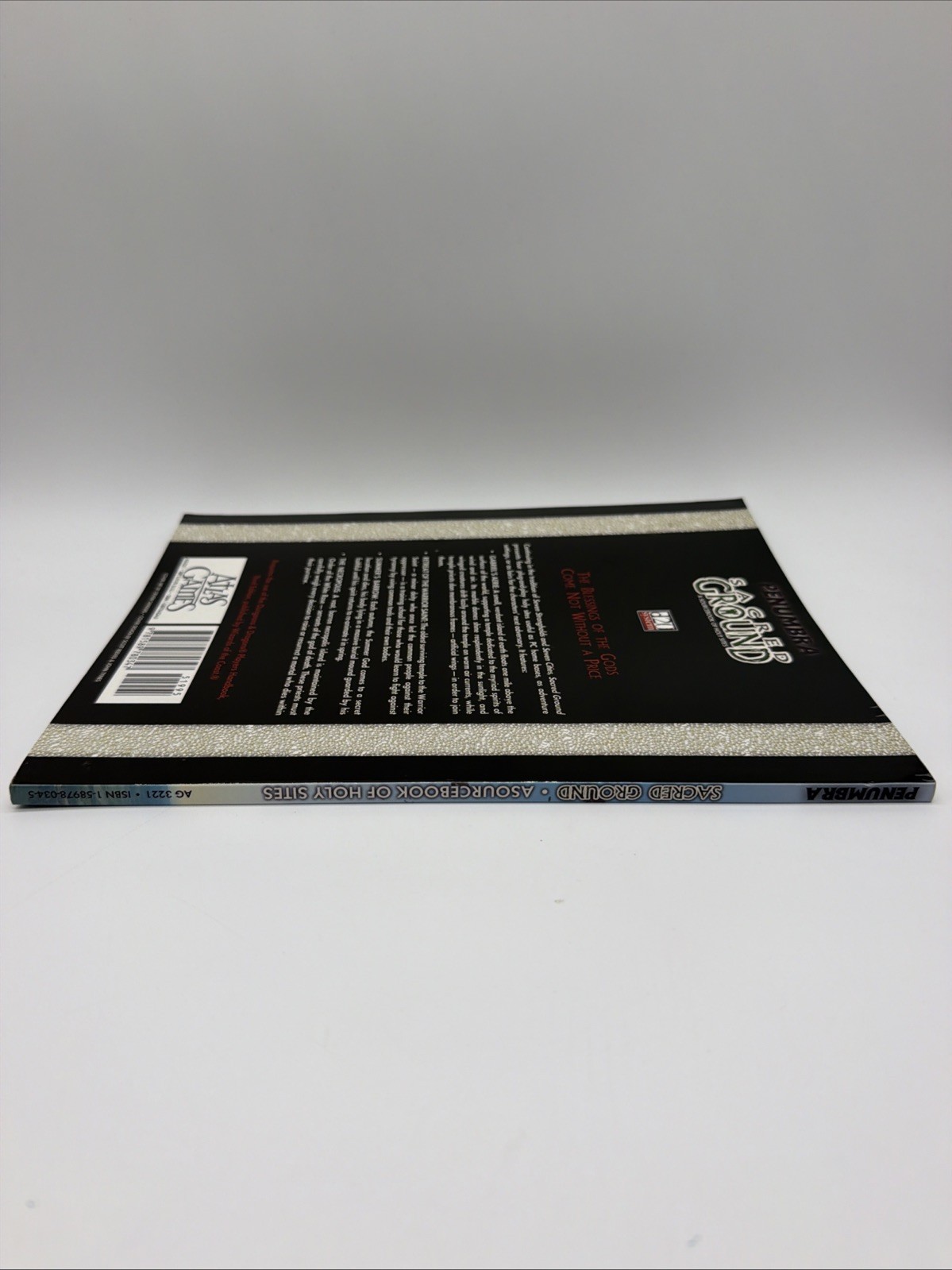 Sacred Ground Penumbra D20 RPG Sourcebook Holy Sites Atlas Games Softcover B2