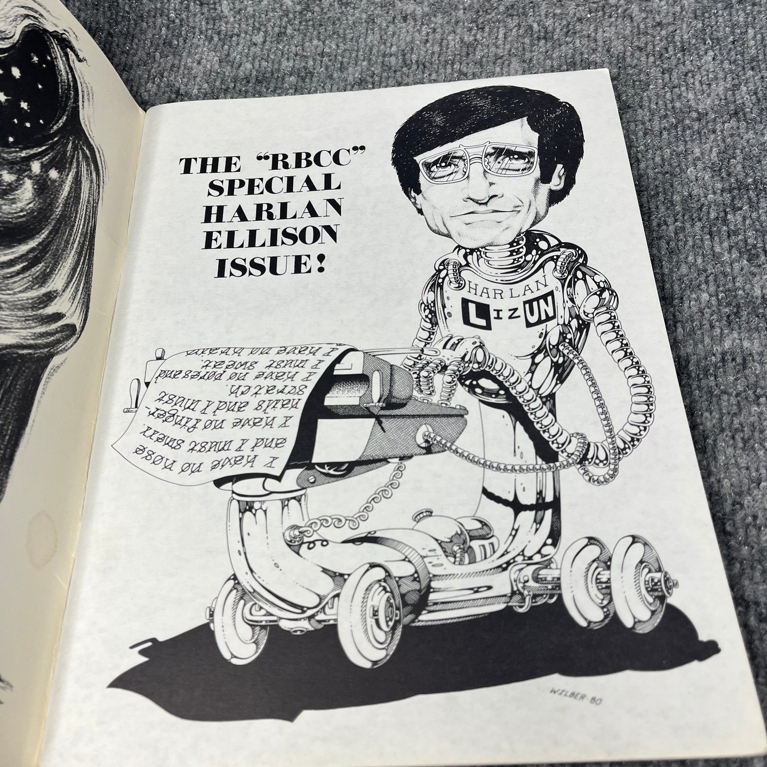 RBCC 151 Harlan Ellison Special Issue 1980 Fanzine Sci-Fi Comics Art