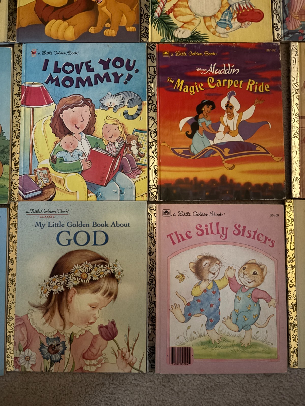 Little Golden Books Lot of 28 Disney Classic Christian Vintage 1969-2003