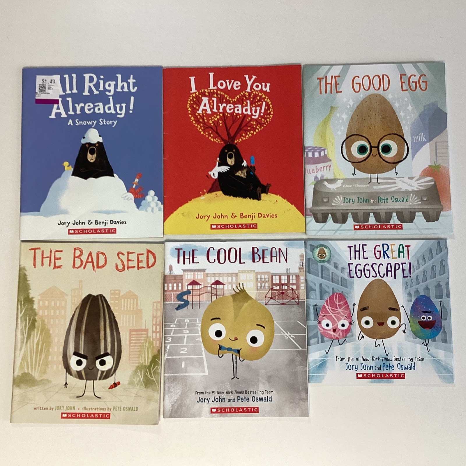 Seed Egg John Jory Preschool Kindergarten Children’s Story 6 Picture Book Lot