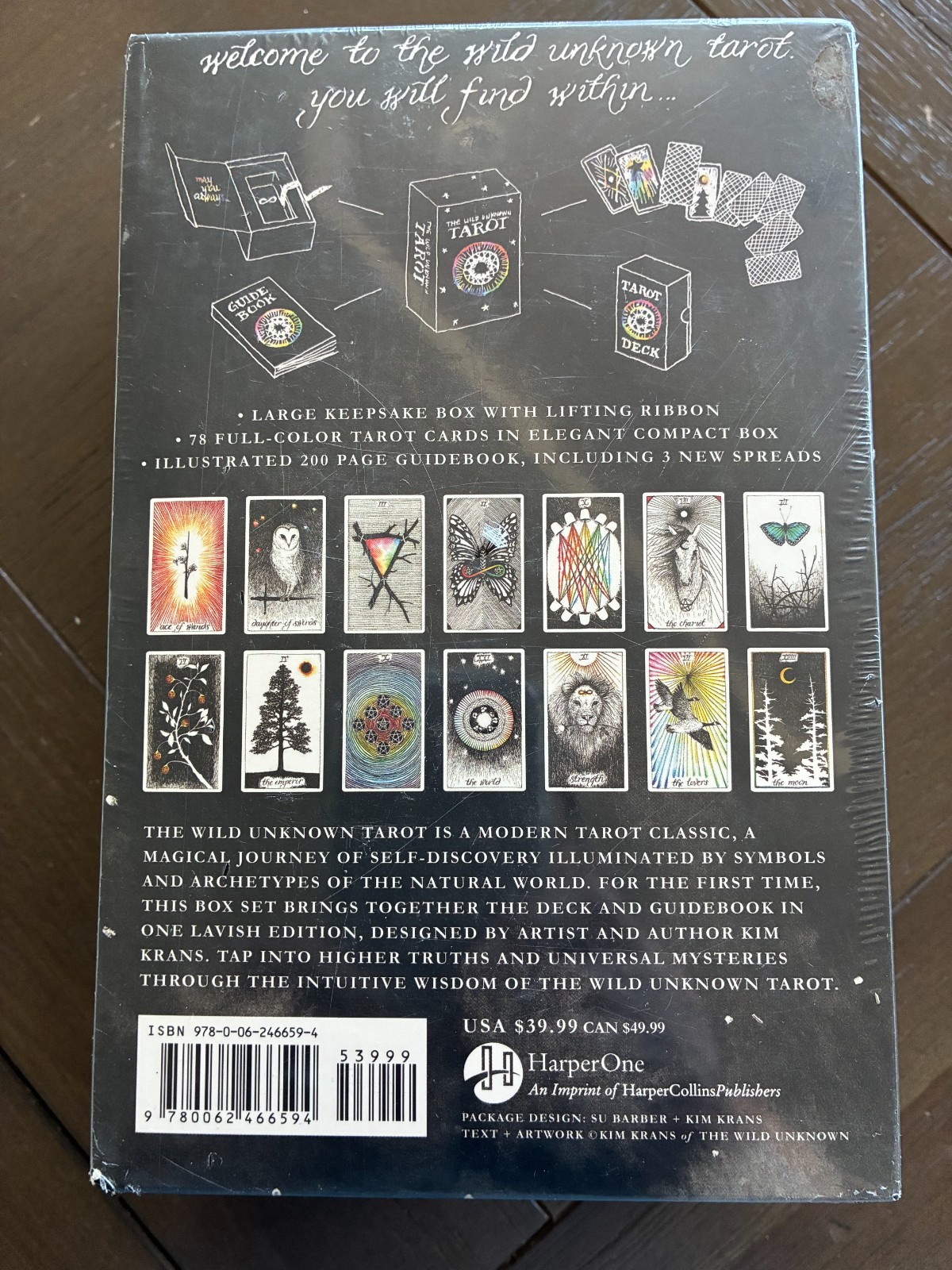 The Wild Unknown Tarot Deck & Guidebook Official Box Set, Kim Krans, New Sealed
