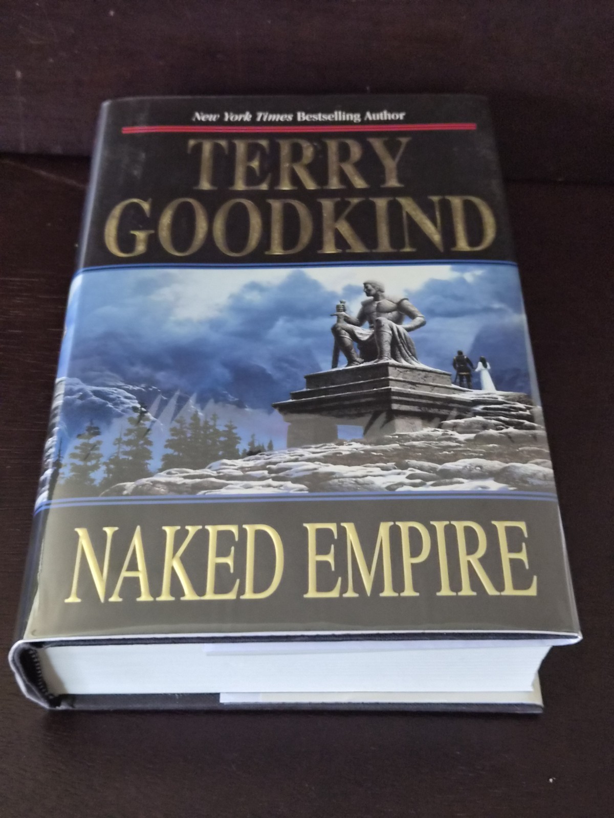 Terry Goodkind Naked Empire 1st/1st 2003 Tor HCDJ Brodart Mylar LN Fantasy