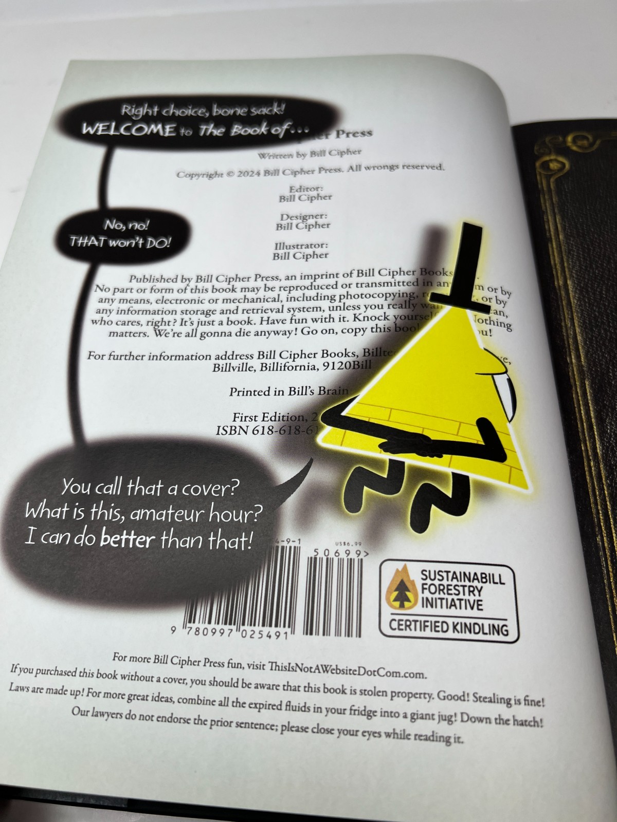 The Book of Bill by Alex Hirsch (2024, Hardcover) Dust Jacket