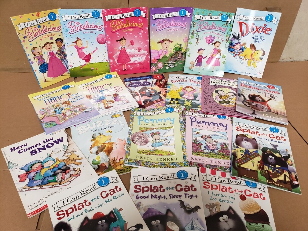 Lot of 10 Level 1~RL~Ready to-I Can Read-Step into Reading-Learn Read Books MIX