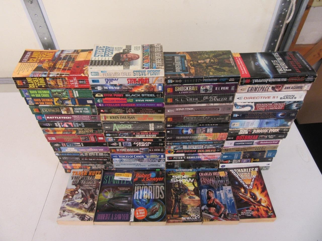 HUGE Lot (66) SCIENCE FICTION SCI FI Books JOHN DALMAS BATTLETECH DAVID SHERMAN
