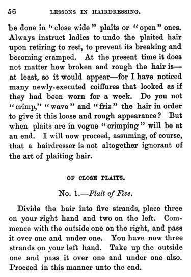 1886 Hairstyle Book (Vintage Victorian Hairstyling)