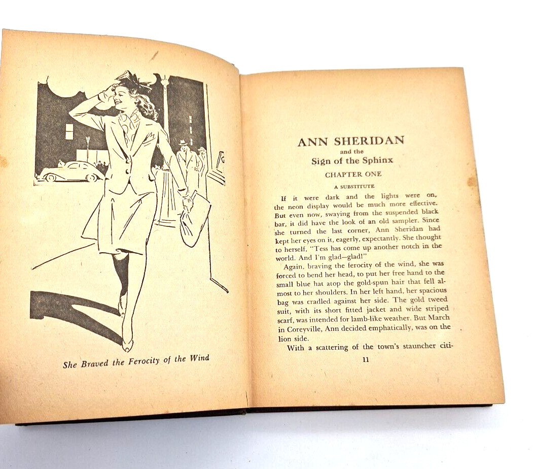Ann Sheridan and the Sign of the Sphinx Kathryn Heisenfelt 1943 HC Auth Edition