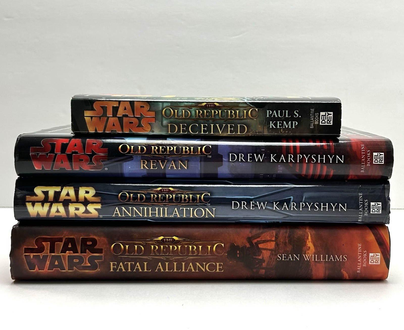 Star Wars Old Republic 3 HC Lot Revan Deceived Fatal Alliance Darth Bane 1st Ed