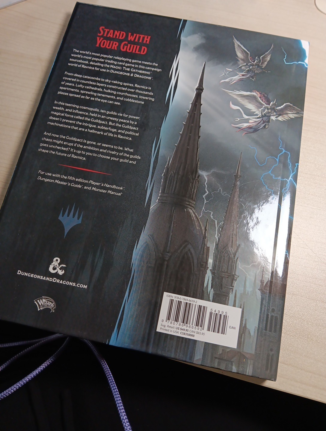 Dungeons & Dragons Guildmasters’ Guide to Ravnica by Wizards RPG Team – Hardback
