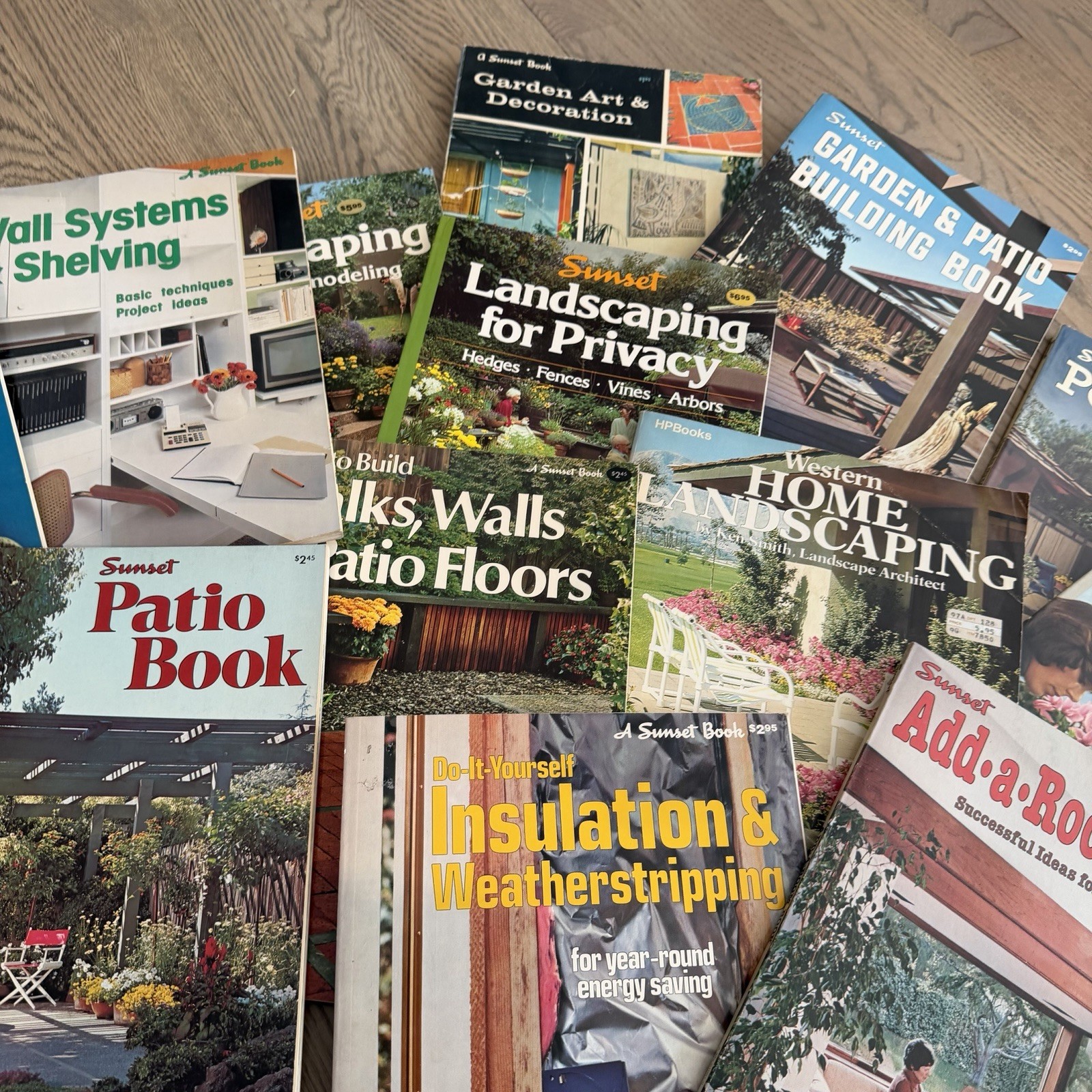 Sunset Magazine Vintage Lot of 15 books Modern Garden Landscape Design Remodel