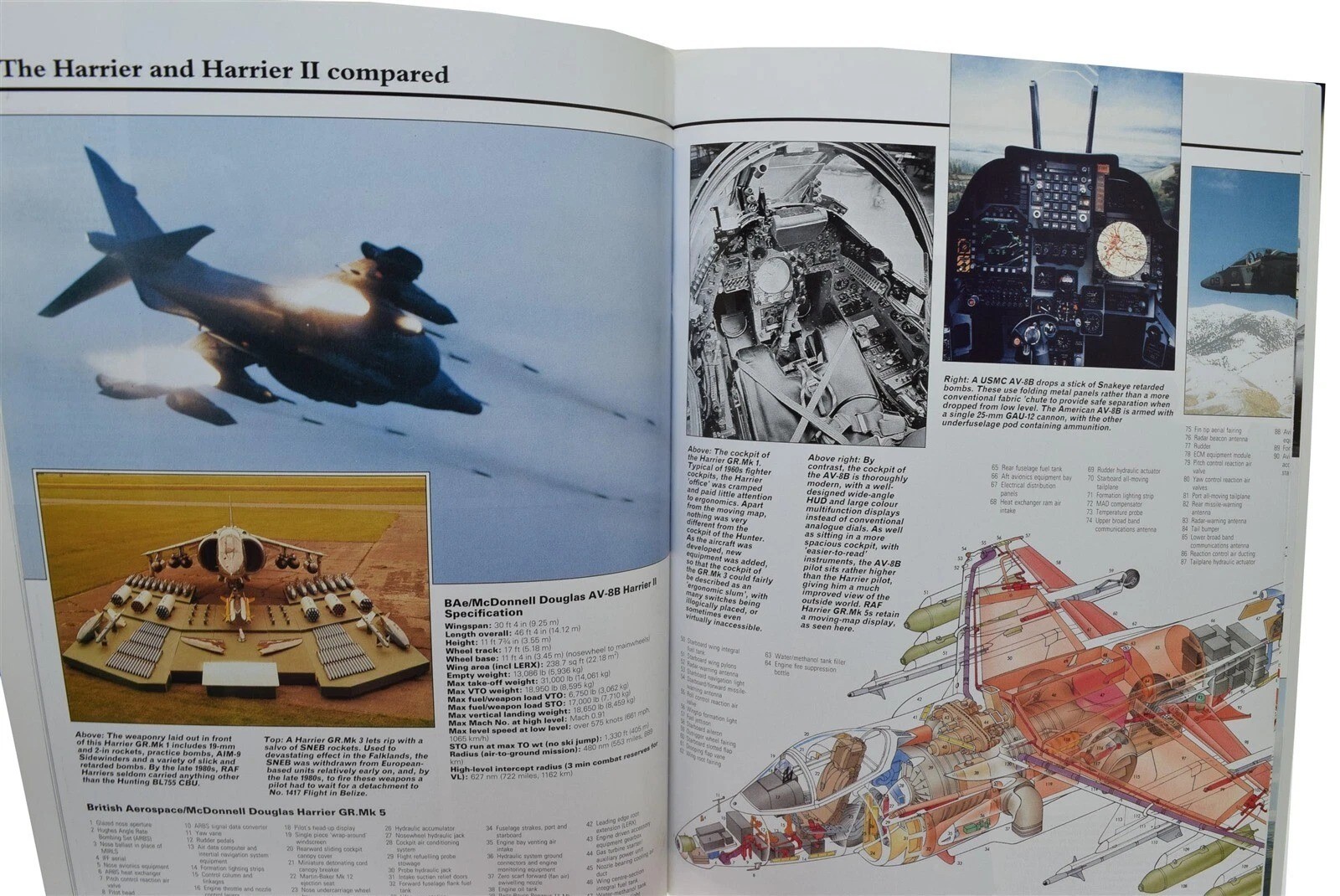 McDonnell Douglas Aerospace Aircraft Company Brochure AV-8B Harrier II (60 Pages