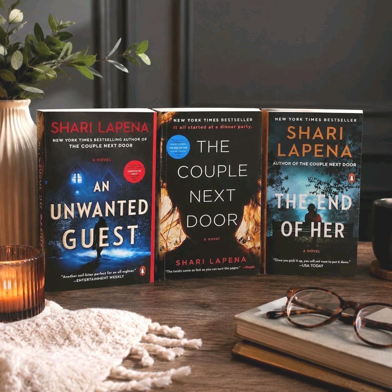Shari Lapena 3 Book Lot PB Thriller Mystery The Couple Next Door End of Her