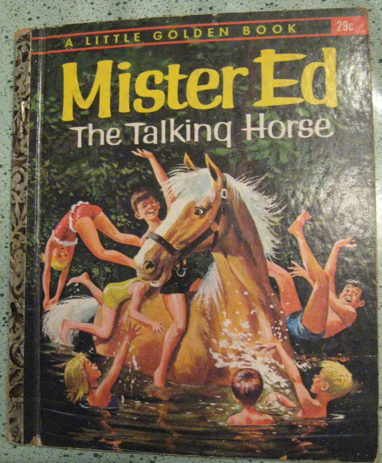 Vintage 1962 Mr. Ed the Talking Horse Little Golden Book Golden Press Edition A