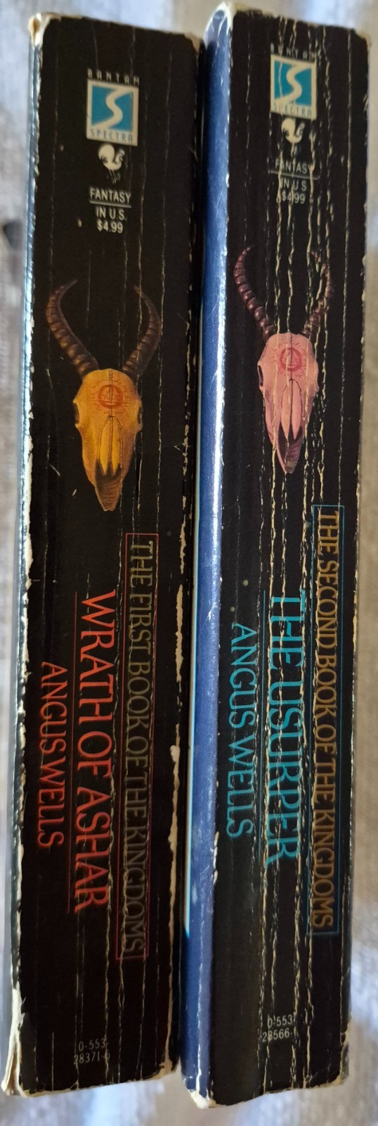 The Kingdoms Series by Angus Wells (Books 1 and 2) Sci-Fi/Fantasy – paperbacks