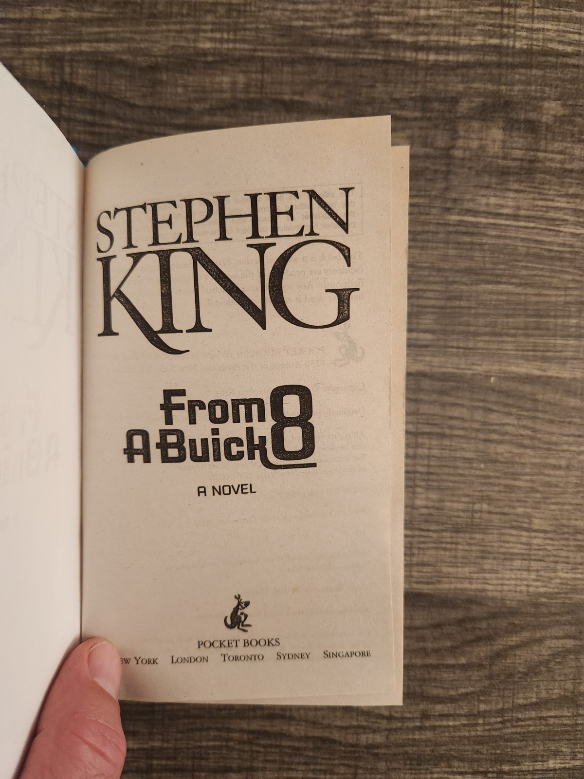 Stephen King From a Buick 8 Hardcover 1st Printing Perma-Bound Rare 1st Edition