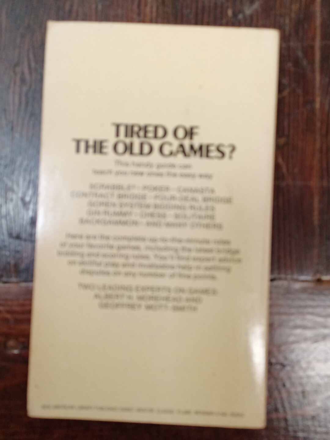 Hoyle’s Rules Of Games by Albert H. Morehead and Geoffrey Mott-Smith Paperback