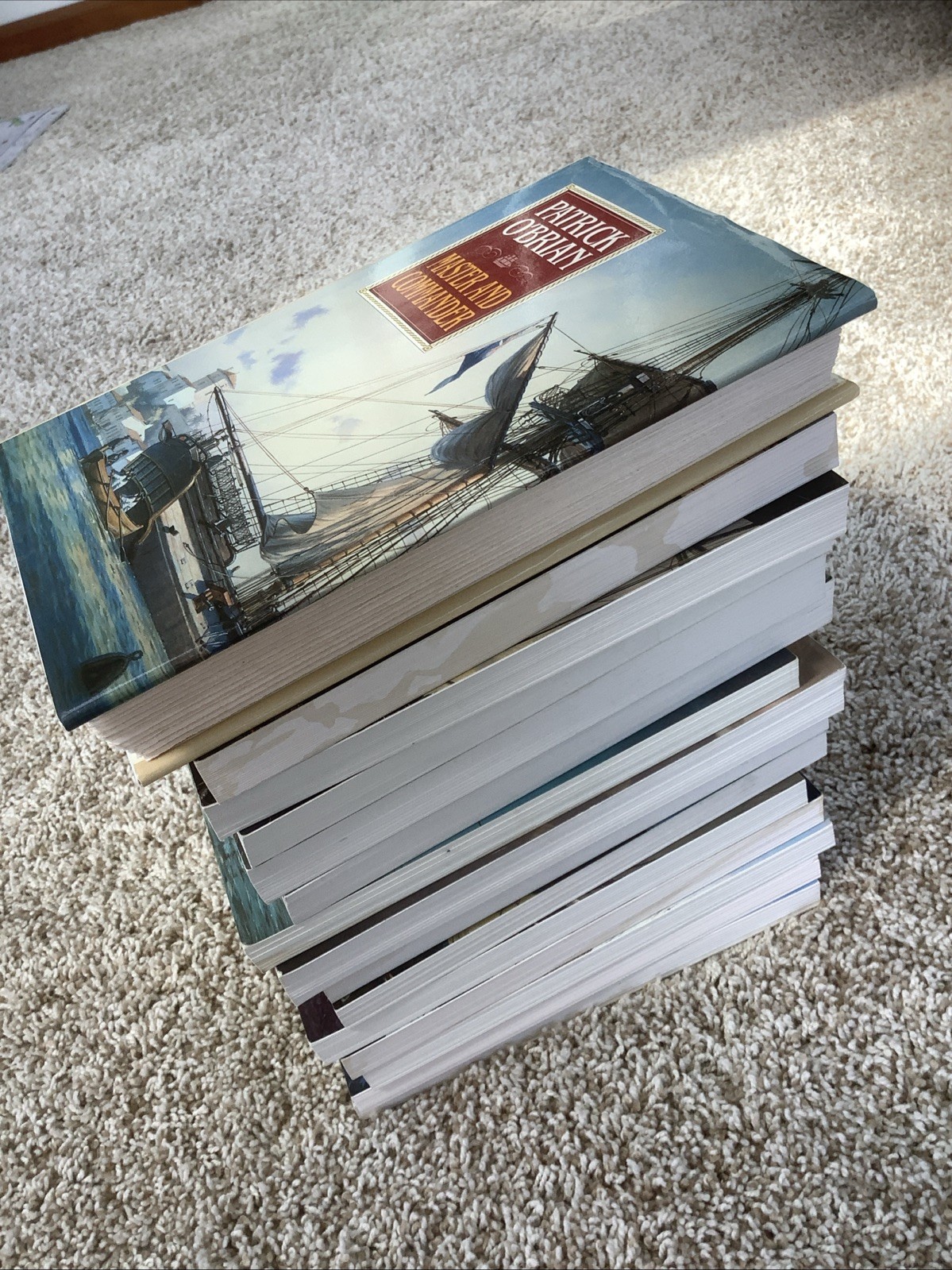 Patrick O’Brian 18 Book Mixed Lot Aubrey-Maturin; 16 PB and 2 HC; 1, 4-16, 18-20