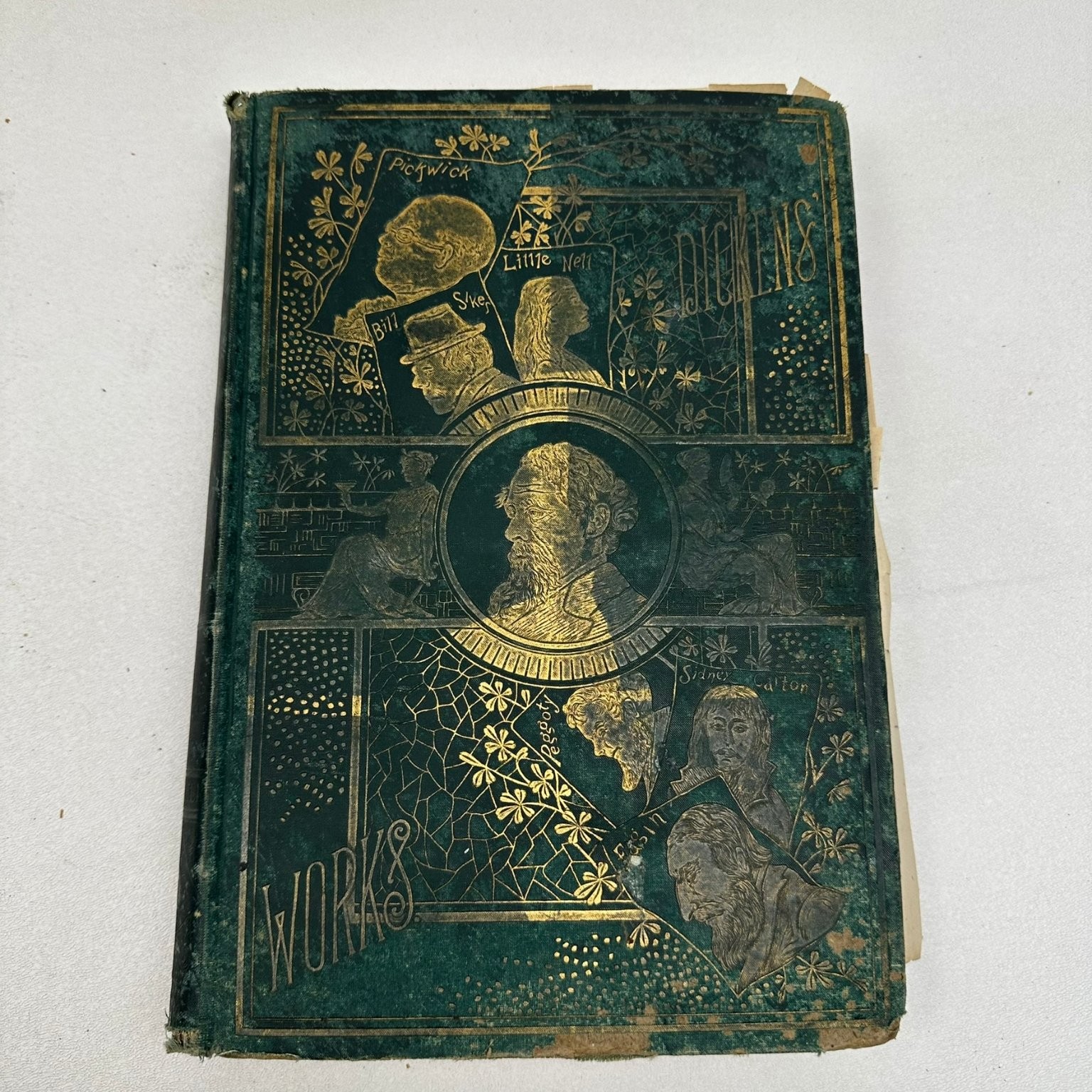 Works of Charles Dickens Vol 1-6 P. F. Collier Unabridged Illustrated Vintage