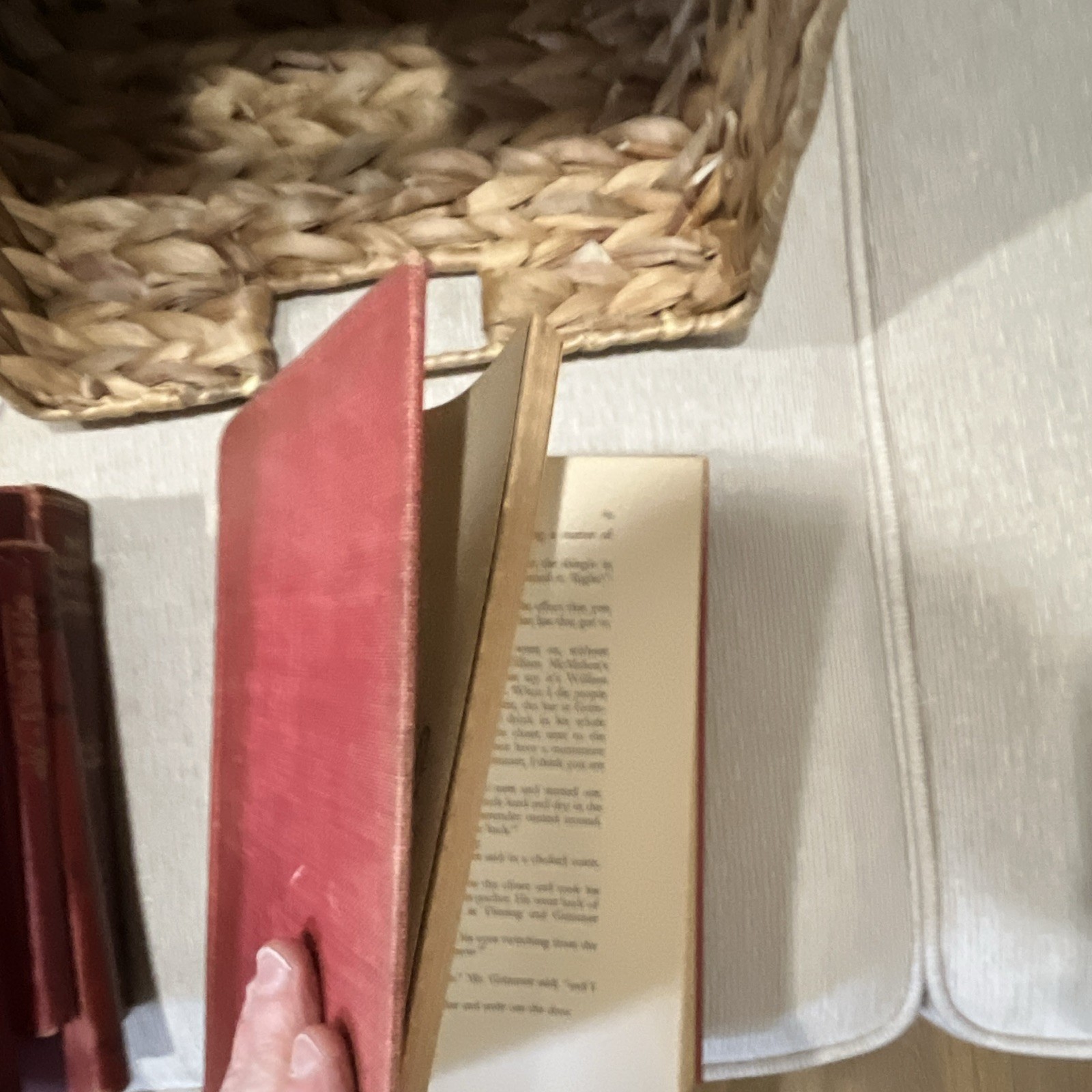 Set of 6 Vintage Books Reds includes Book of Humorous Verse English Poetry Humor