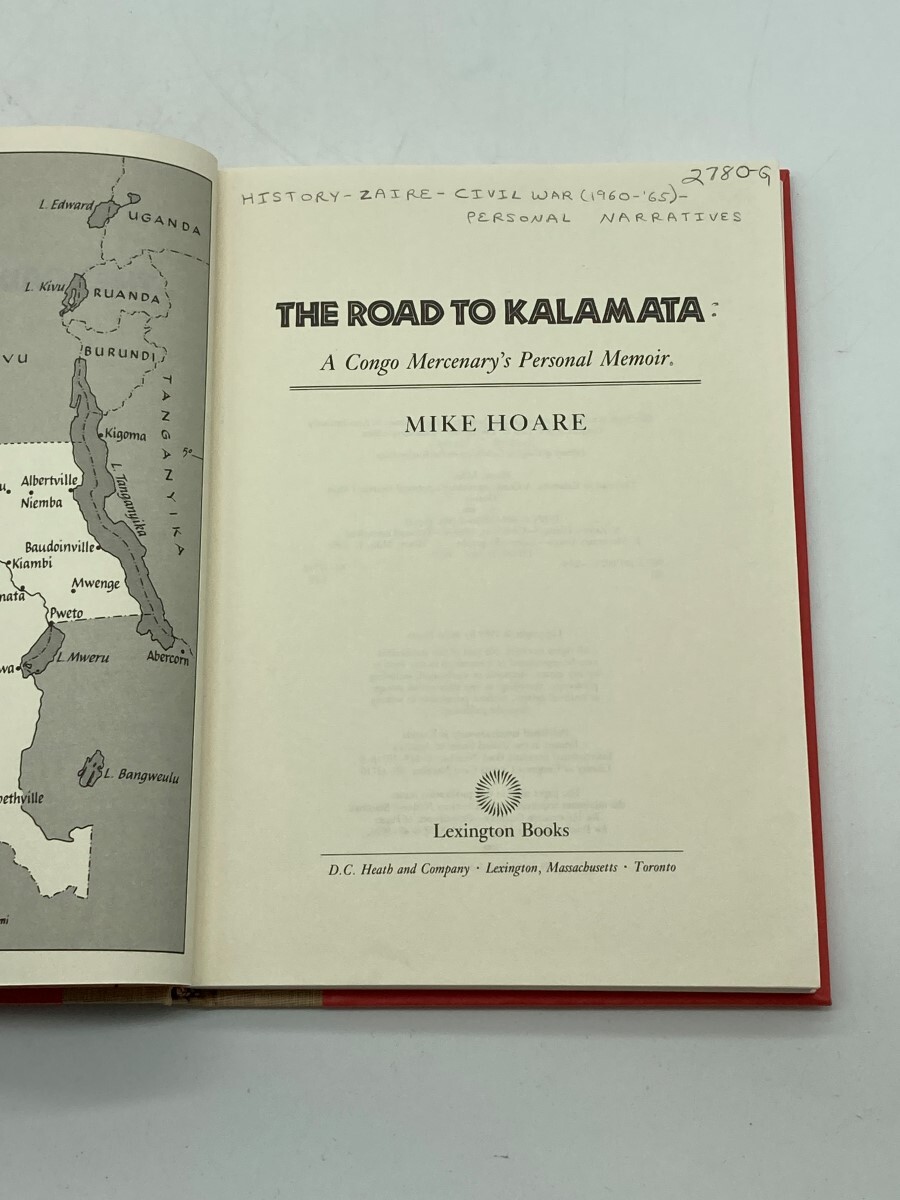 The Road to Kalamata A Congo Mercenary’s Personal Memoir