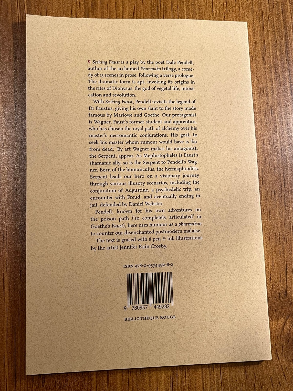 Seeking Faust by Dale Pendell (Scarlet Imprint)