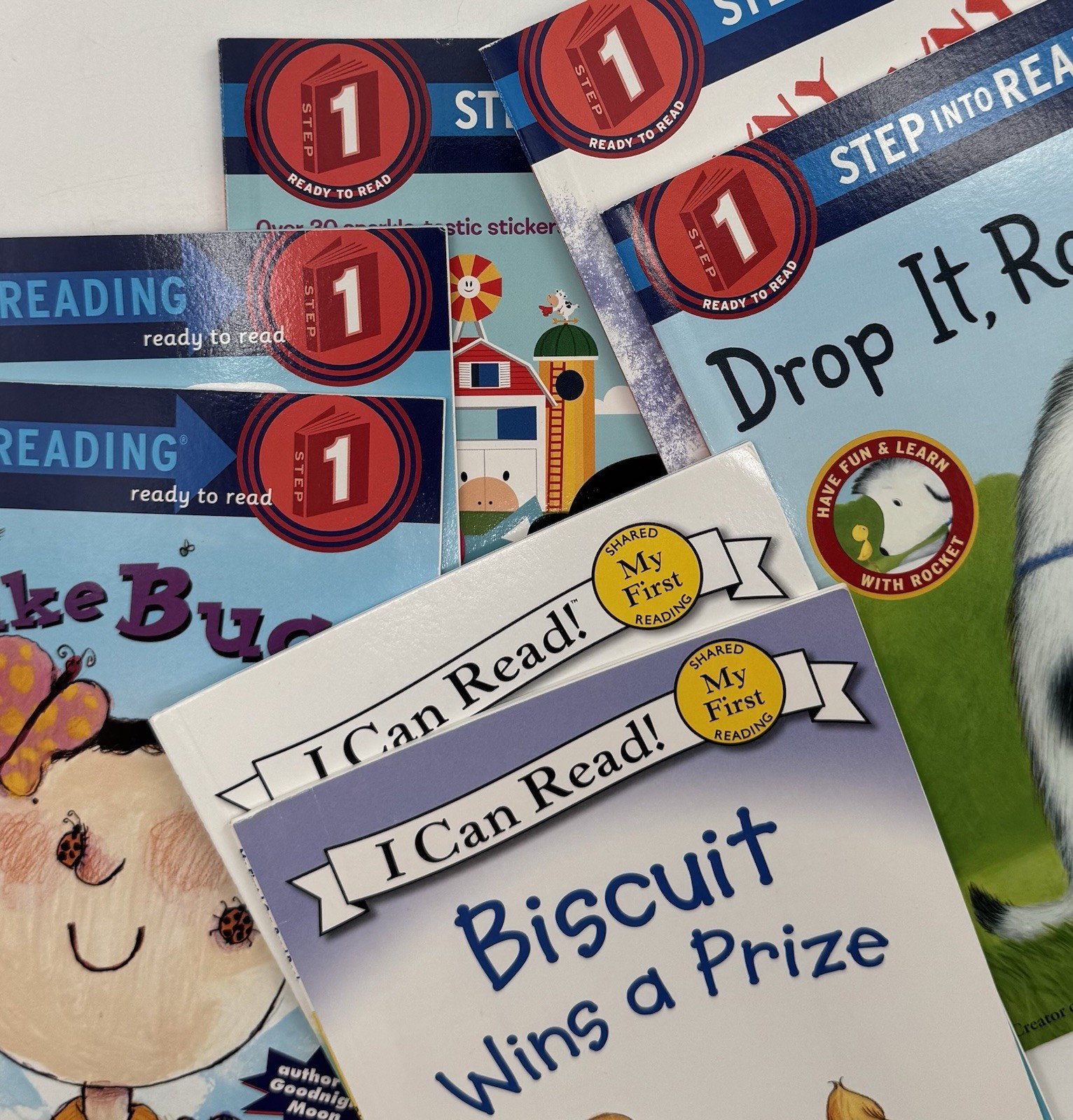 Books Step Into Reading & I Can Read Level 1 Kids Children’s 7pc Educational