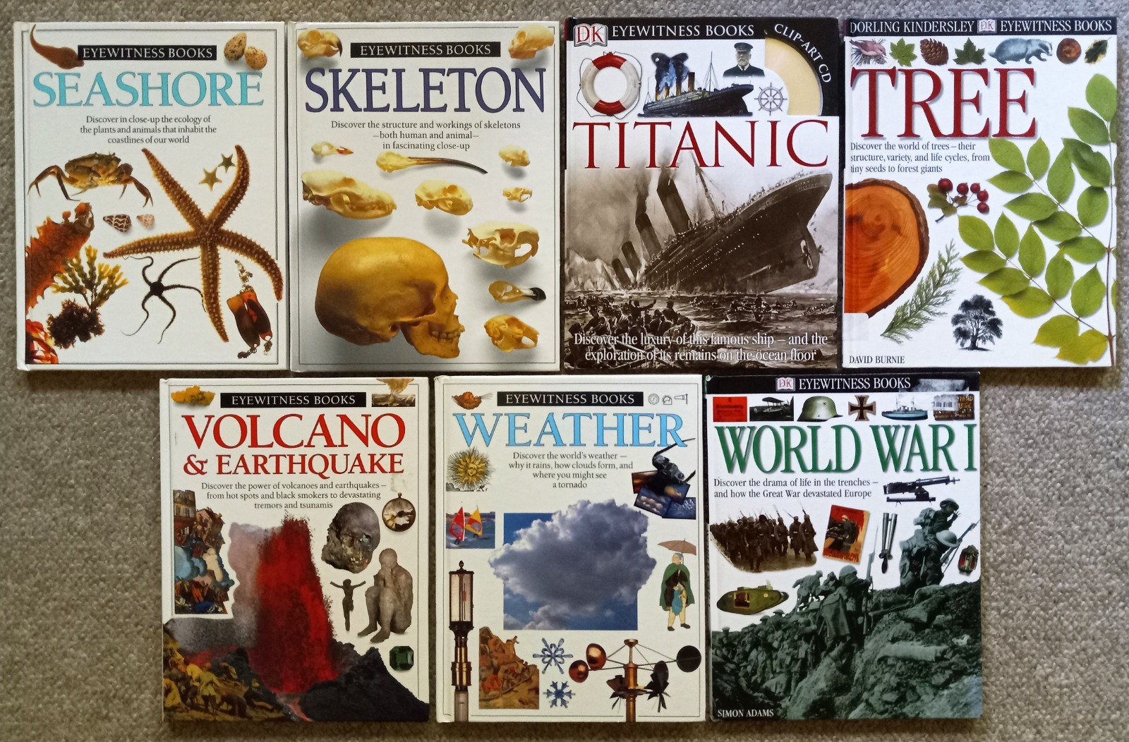 HUGE Big Lot of 39 DK EYEWITNESS BOOKS-HC-Science-History Etc. HOMESCHOOL Set