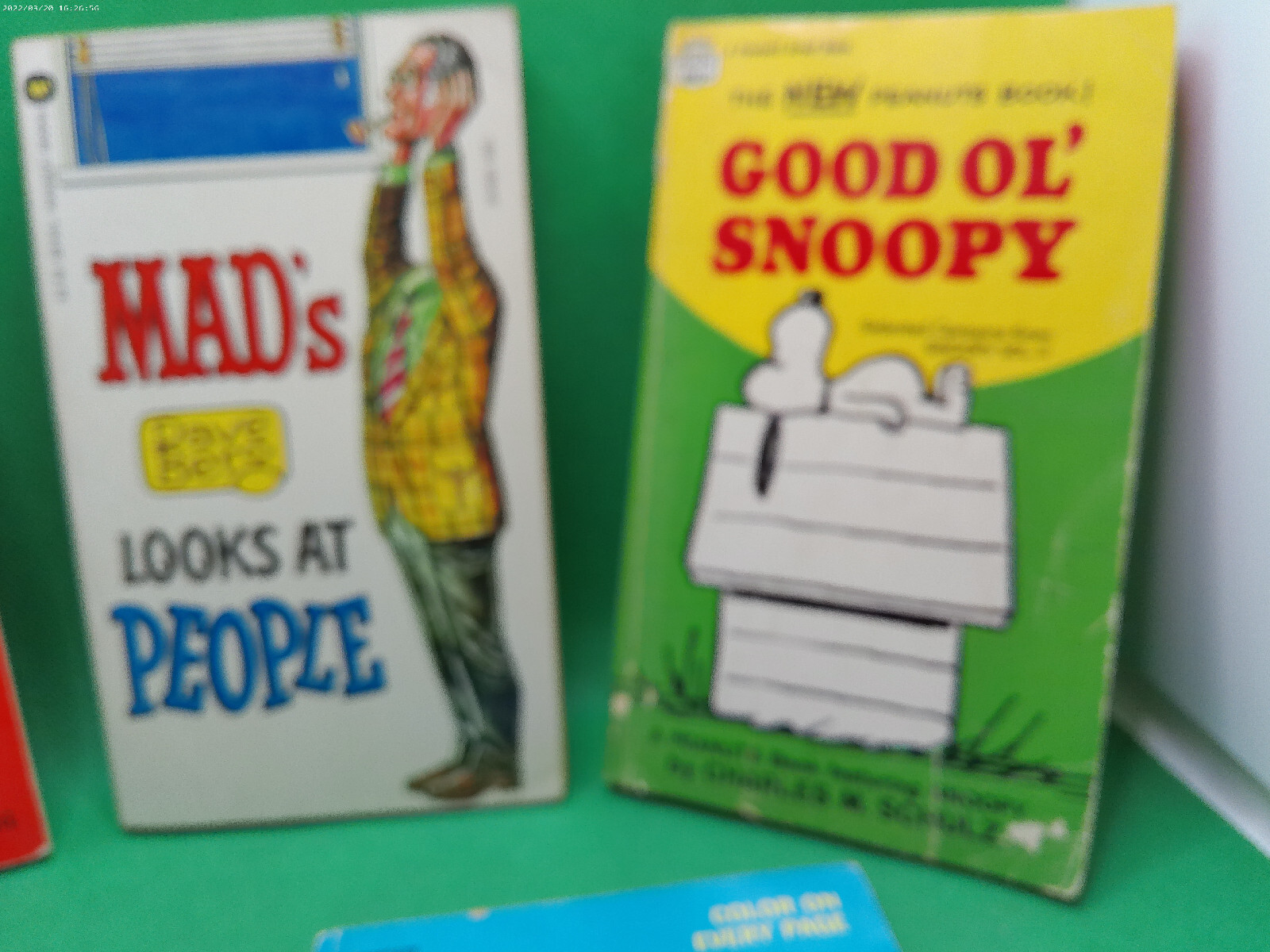 Schulz Book lot 5 Peanuts Snoopy Mad magazine Young Pillars Levine comic PB 60s