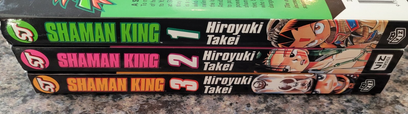 Shaman King Manga Vol 1-3 Volume 1,2,3 Hiroyuki Takei Shonen Jump Manga English