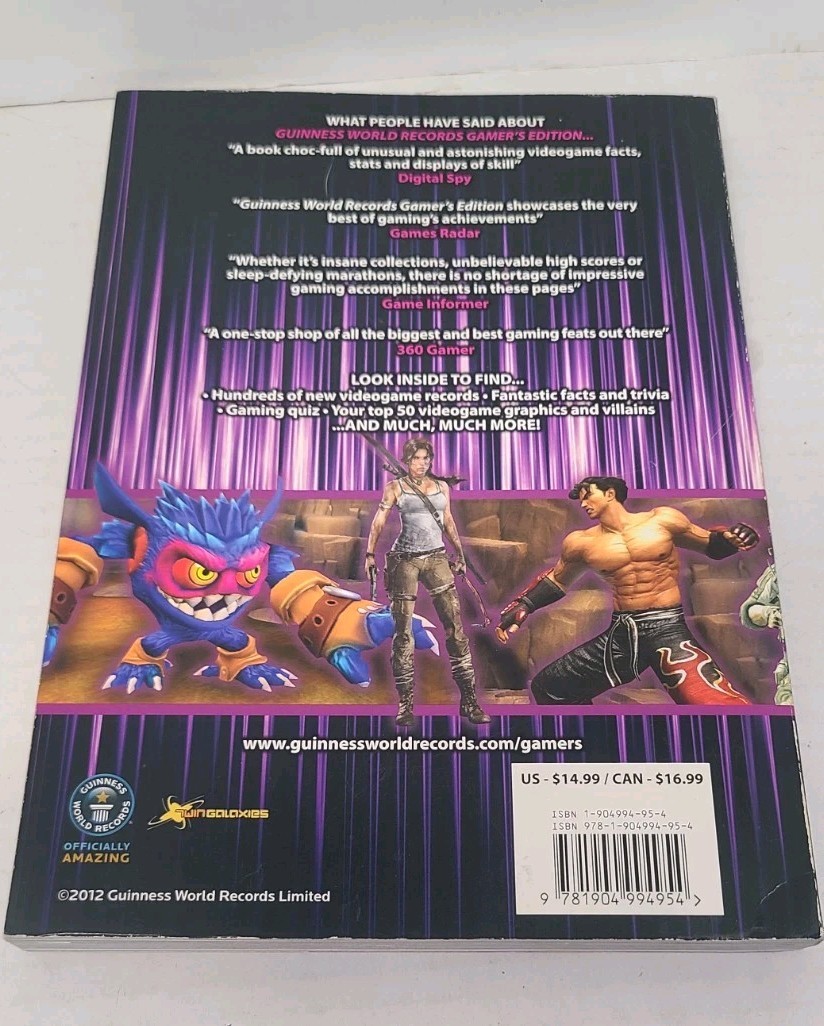 Guinness World Record Gamer Editions Lot Of 6 2010 -2013-2014-2015-2016 & 2017