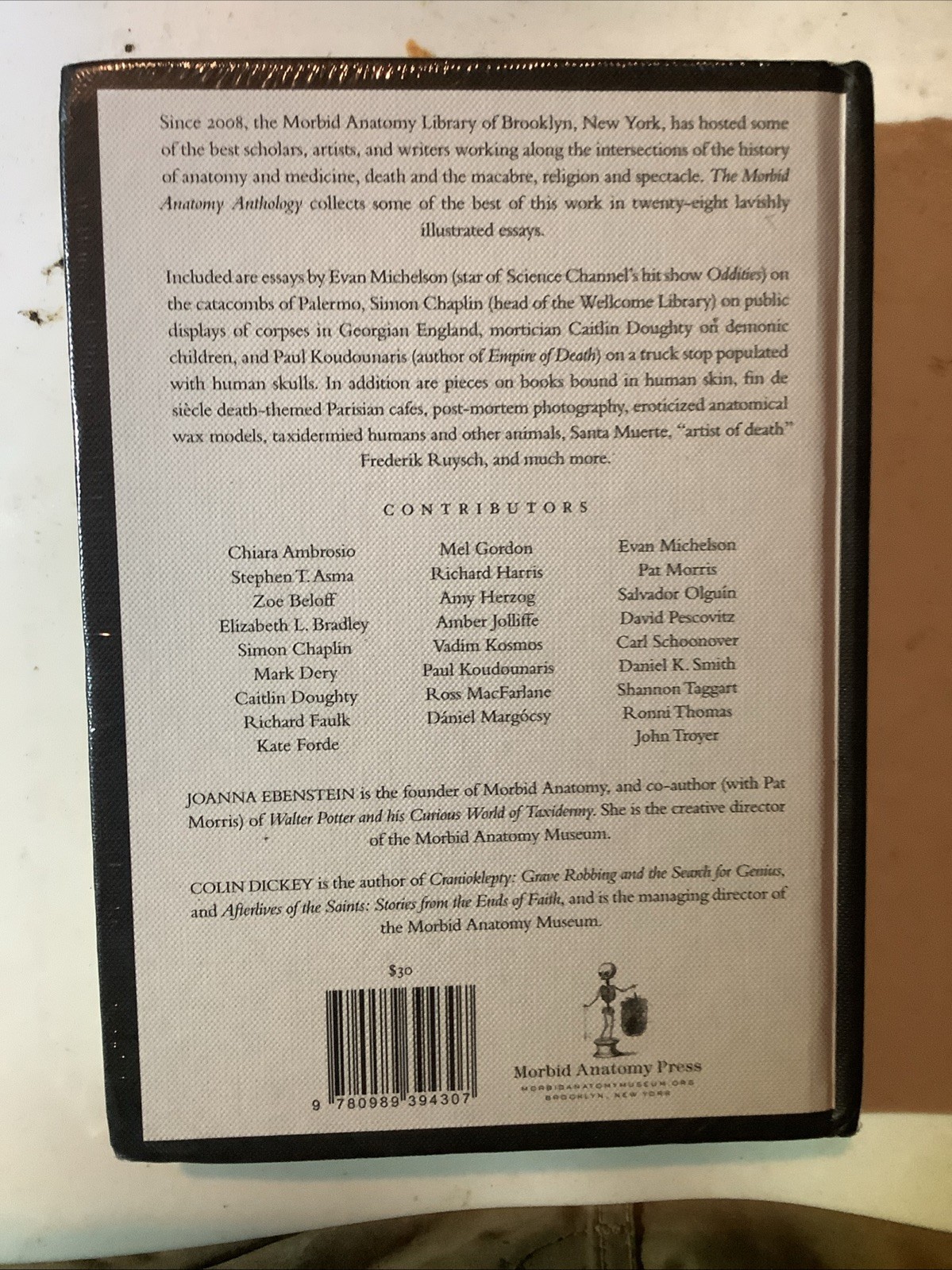 The Morbid Anatomy Anthology Hardcover Book SEALED Joanna Ebenstein Art Oddities