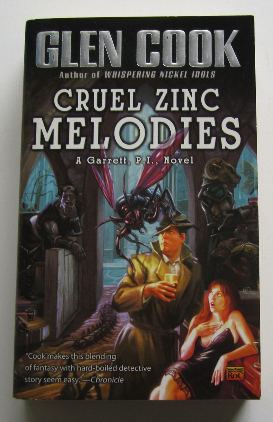 Cruel Zinc Melodies (Garrett Files #12) Glen Cook PB 1st Roc