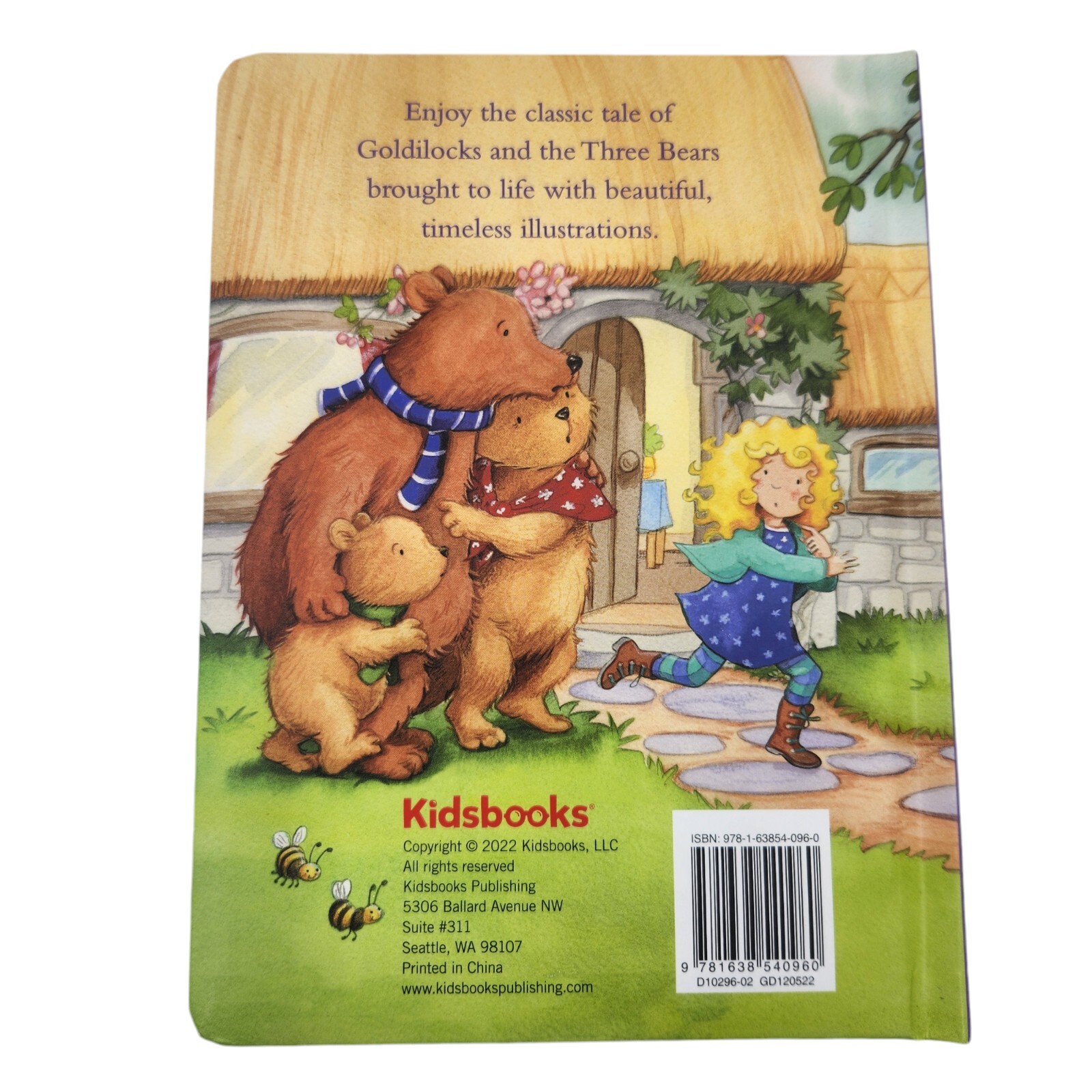 Goldilocks and the Three Bears by Kidsbooks Board Book 2022 Illustrated 20 Pages