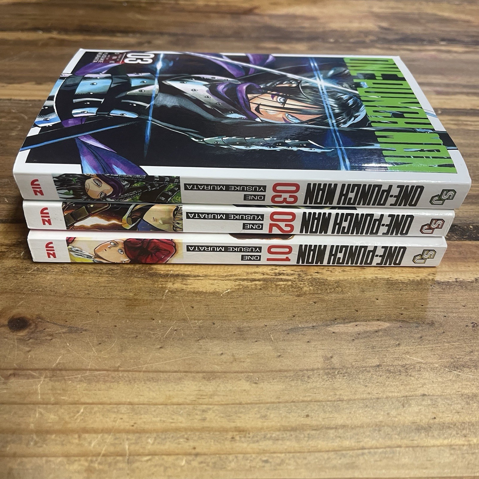 One-Punch Man Manga Lot of 3 Vol 1-3 1 2 3 Yusuke Murata Shonen Jump Anime