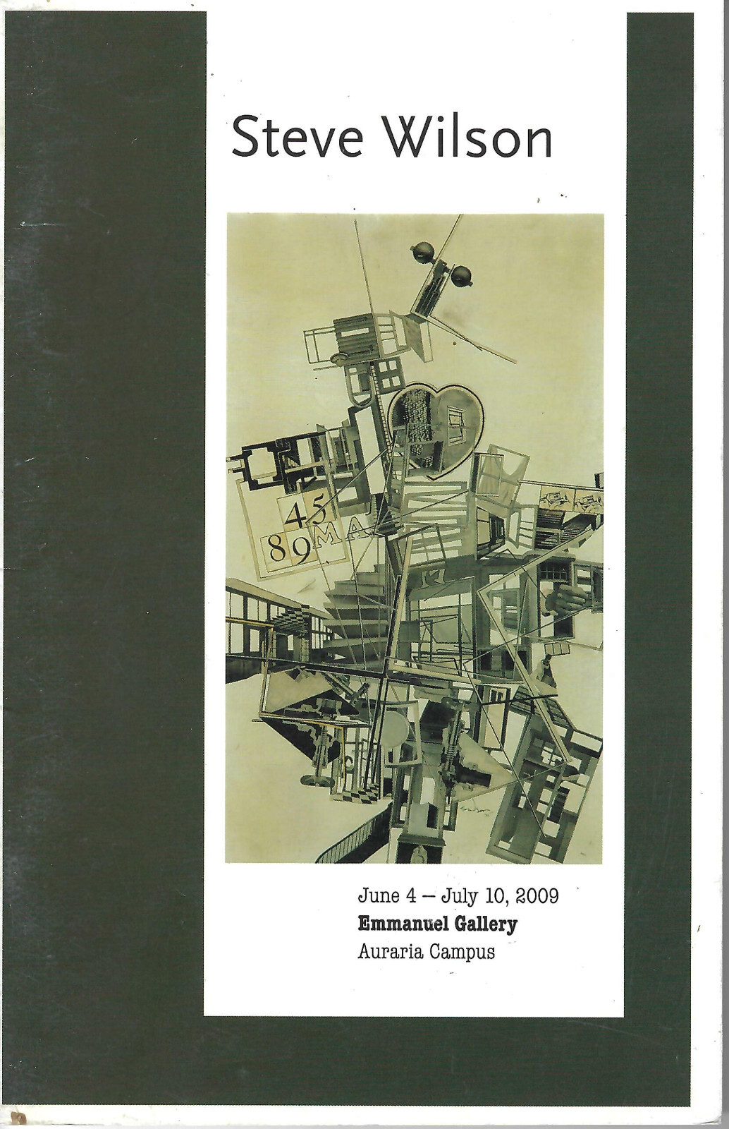 STEVE WILSON Emmanuel Gallery Denver Colorado 2009 Exhibit Photomontage Collage
