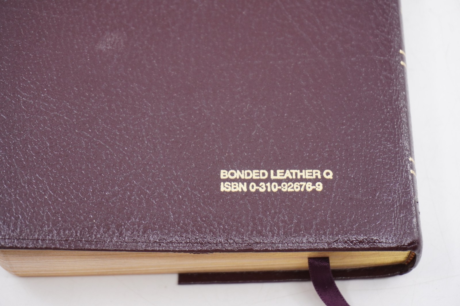 The Student Bible Zondervan 1996 NIV Brown Bonded Leather – Philip Yancey Notes