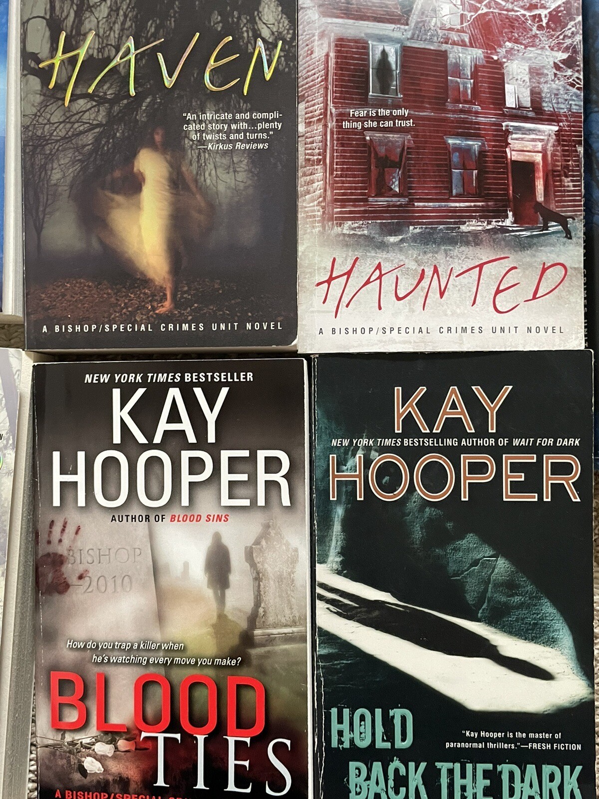 Kay Hooper Lot 10 PB Bishop /Special Crimes Unit Series Quinn Thief Files