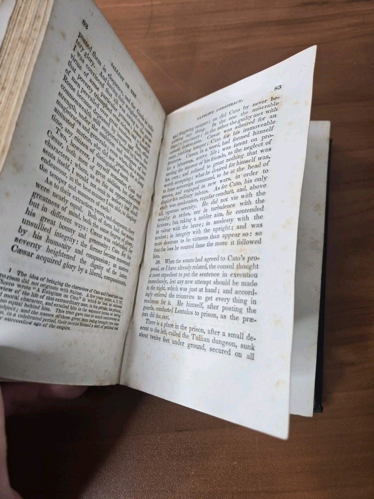SALLUST – Translated by William Rose HC (1840? Year Unkown) Harper Pub. J94