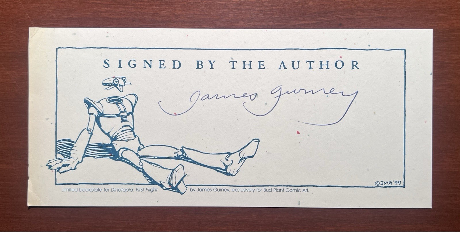 James Gurney Signed Bookplate Dinotopia First Flight 1st Ed HC COMPLETE
