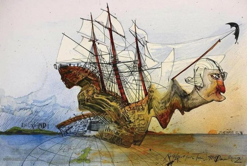 ARTIST PROOF Taschen CURSE OF LONO Hunter Thompson RALPH STEADMAN ILLUS #063/150